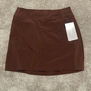 NWT Athleta Brooklyn Skort brown
